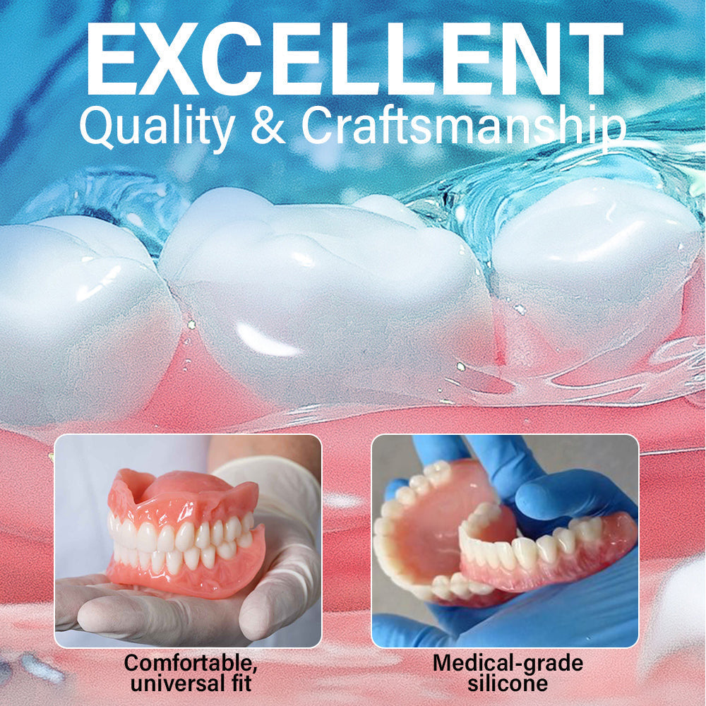 HZA® Medical Full Denture with Strong Suction ✅ Made and Shipped from the USA🍀